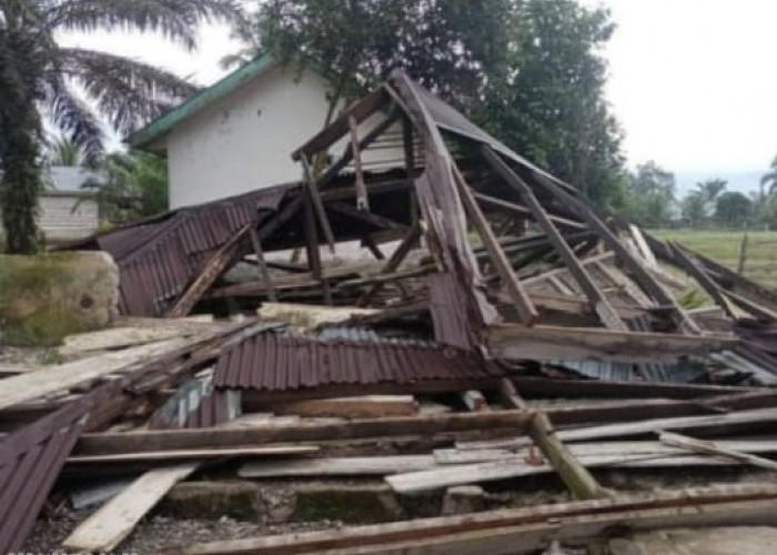 Kondisi SDN 178 Seluma Memprihatinkan, Perumahan Guru Roboh, Ruang Kelas Bocor dan Nyaris Ambruk