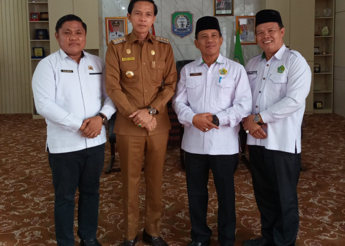 Kepala Kemenag Kaur Kunjungan Perdana Ke Bupati, Siap dukung program pembangunan