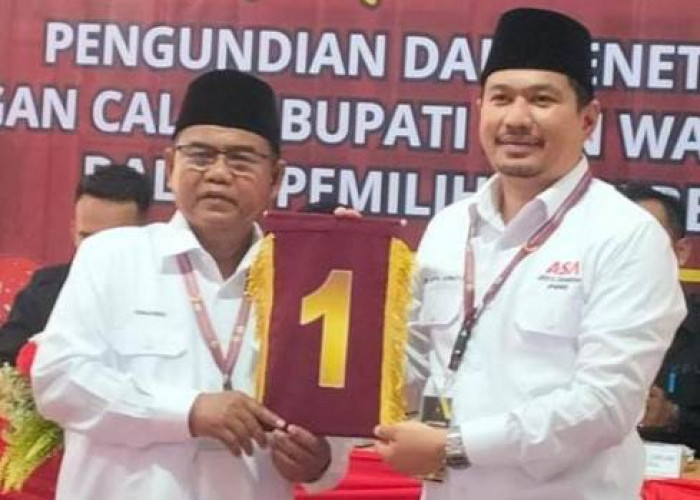  Lawan Kotak Kosong, Pasangan ASA Dapatkan Nomor Urut 1