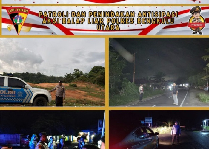 Jajaran Polres Bengkulu Utara  Lakukan Patroli Subuh