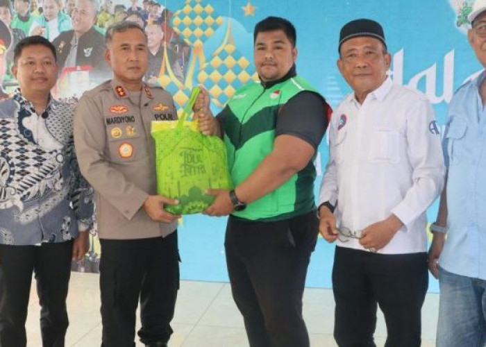  Halal Bihalal, Momen Hangat Kapolda Bengkulu Bersama Ratusan Ojol dan Buruh