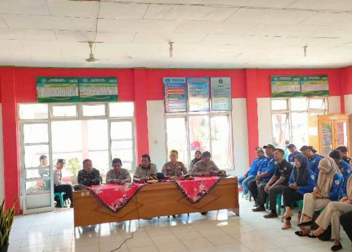Kapolsek  Hadiri Rapat Pleno Terbuka di Kecamatan Ketahun dan Pinang Raya