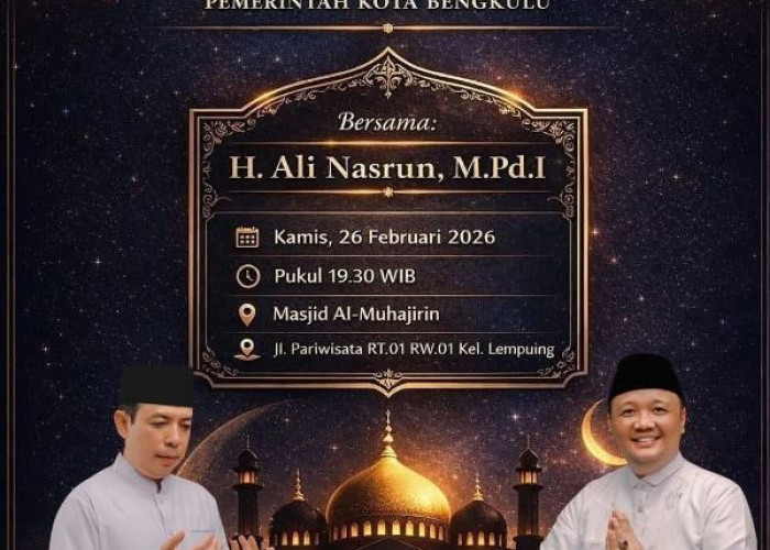 Siap-Siap, Malam Ini  Walikota Bengkulu Safari Ramadan  di Masjid Al-Muhajirin