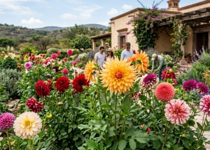 Ini Fakta Unik di Balik Keindahan Bunga Dahlia