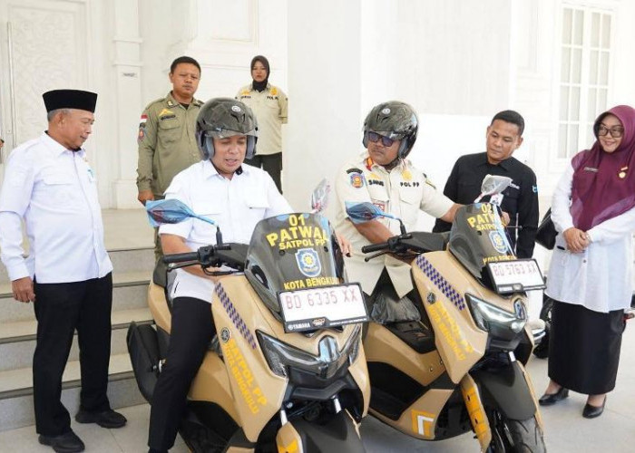 Satpol PP  Kota Bengkulu Dilengkapi Armada Motor dan Hoverboard