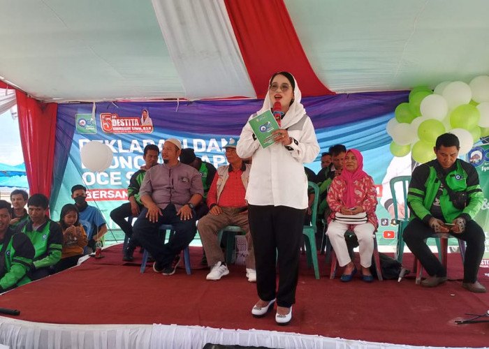 Kampanye Hari Terakhir, Calon Anggota DPD RI, Destita Khairilisani Disukai Masyarakat Kota Bengkulu