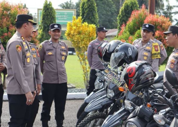 Kendaraan Dinas Polres Bengkulu Selatan Diperiksa