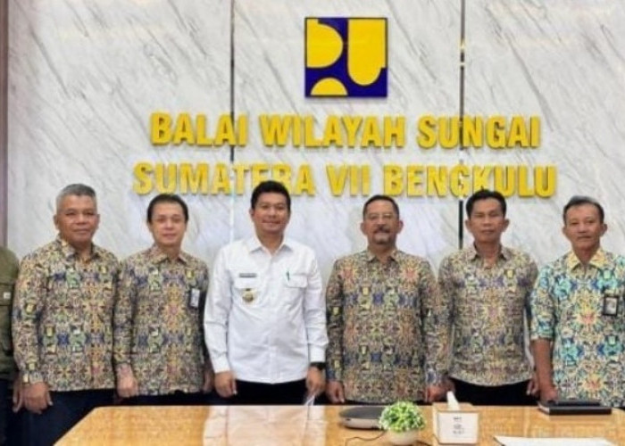  Bupati Arie Sampaikan Usulan Secara Langsung   ke Balai Wilayah Sungai Sumatera VII Bengkulu