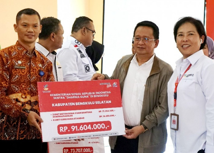 Bengkulu Selatan Terima   Bantuan Asistensi Rehabilitasi Sosial untuk Disabilitas Senilai Rp 91.604.000