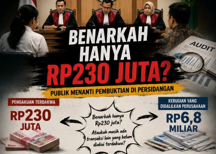 Benarkah Hanya Rp230 Juta? Publik Menanti Keputusan Majelis Hakim di Persidangan