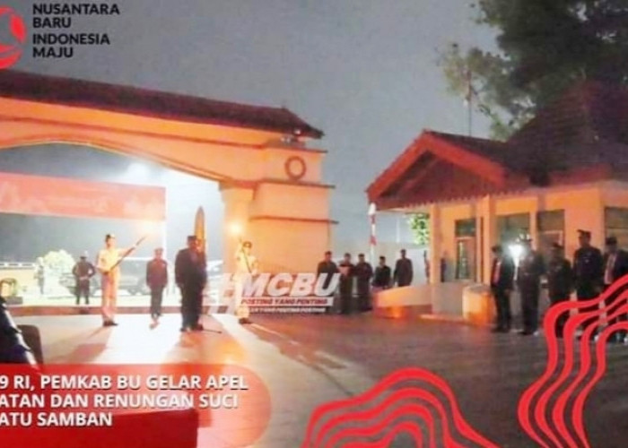 Bengkulu Utara Mengadakan  Apel Kehormatan   dan Renungan Suci di TMP Ratu Samban 