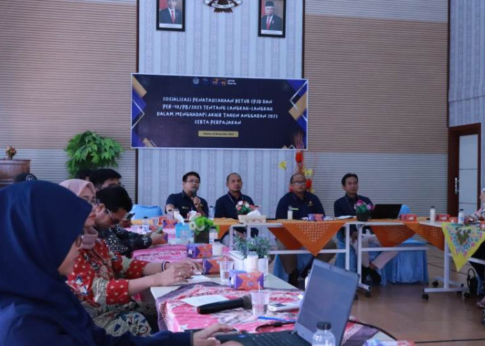 Memotivasi Keaktifan Bersinerginya Pihak Perbankan, KPP Pratama Bengkulu Dua Sosialisasi Pemadanan NIK dan NPW