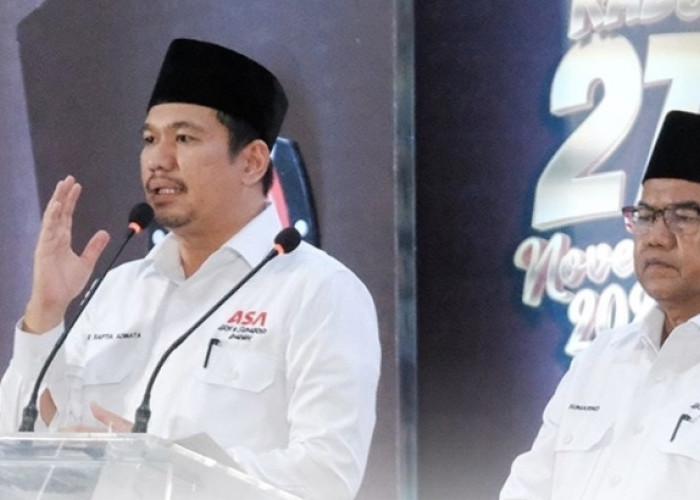 Arie Septia- Sumarno Sukses Sampaikan Visi Misi Dalam Debat Publik Pilkada Bengkulu Utara 