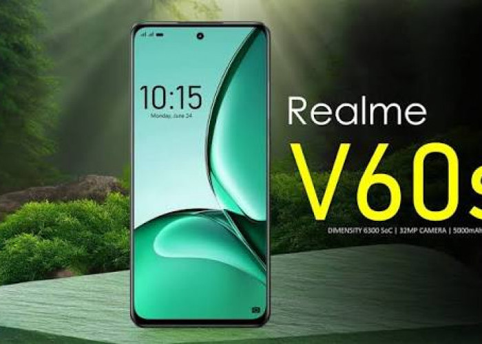 HP Realme V60s,  Performa Tangguh Dilengkapi IP64 dan Tenaga Baterai 5000mah. Pilihan Tepat untuk Pecinta Game