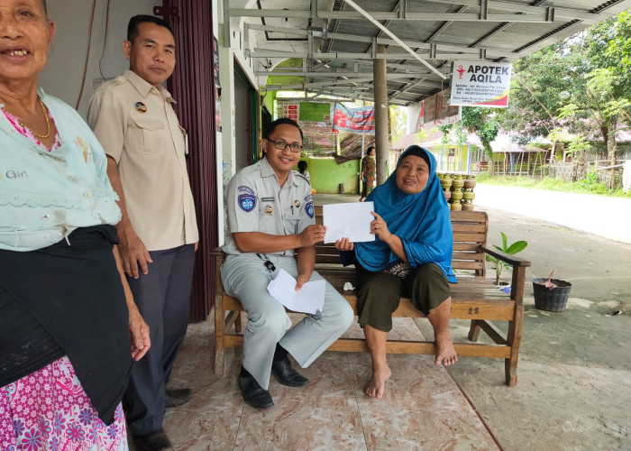 Jasa Raharja Bengkulu berkolaborasi Pro Aktif Mendatangi Wajib Pajak Yang Menunggak Ke Rumah
