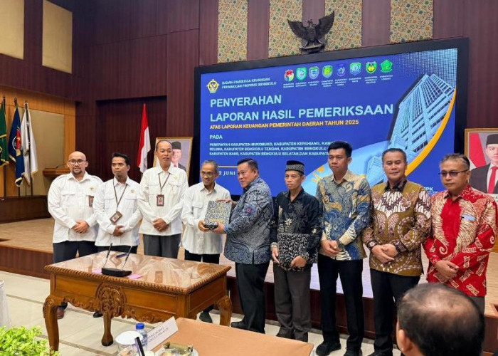 Bupati Mukomuko Kembali Raih Opini Wajar Tanpa Pengecualian