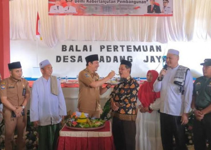 Wakil Bupati Bengkulu Utara  Puji  Masyarakat Kecamatan Padang Jaya