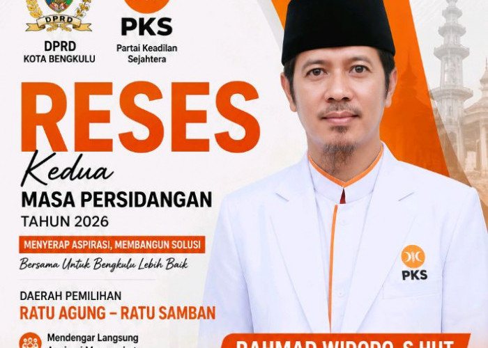 Wakil Ketua I DPRD Kota Bengkulu Rahmad Widodo Serap Aspirasi Warga, Infrastruktur Jadi Keluhan Dominan