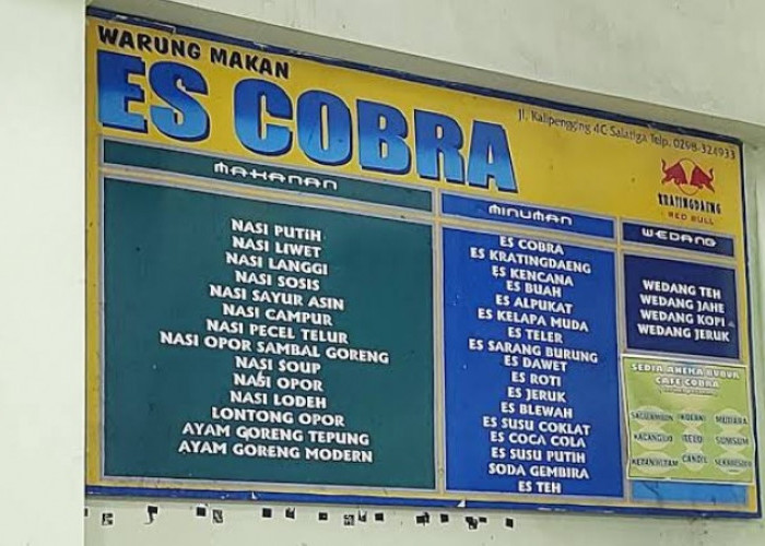Tempat Kuliner yang Terkenal di Salatiga, Yuk Kunjungi Restoran Es Cobra, Soal Harga Pasti Murah