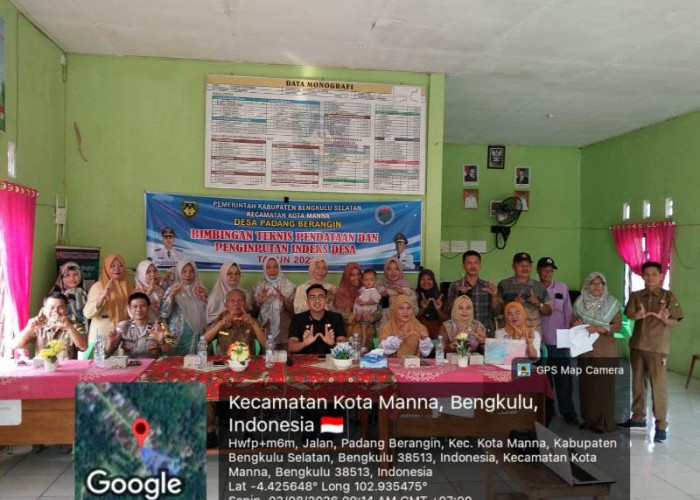 Pemdes Padang Berangin Laksanakan Bimtek Pendataan dan Penginputan Indeks Desa