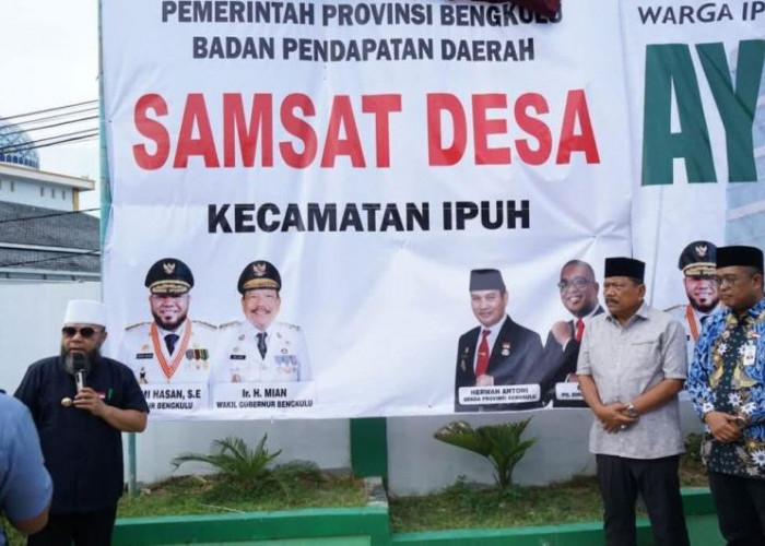 Samsat Desa Kini Hadir Jangkau Warga Mukomuko, Bayar Pajak Makin Praktis