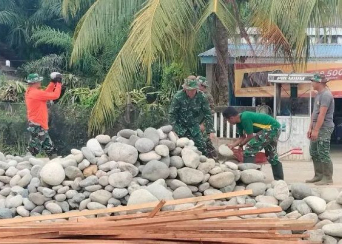 Masuk ke Sulau, Koramil 408-05 Manna Gotong Royong Membangun Koperasi Desa Merah Putih