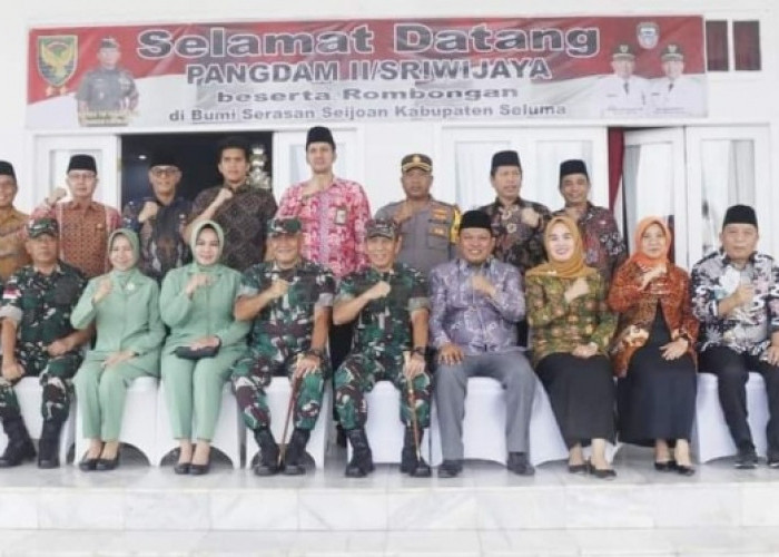 Saat Silaturahmi di Seluma, Pangdam II Ingatkan Prajurit TNI   Jangan Memihak di Pemilu 2024