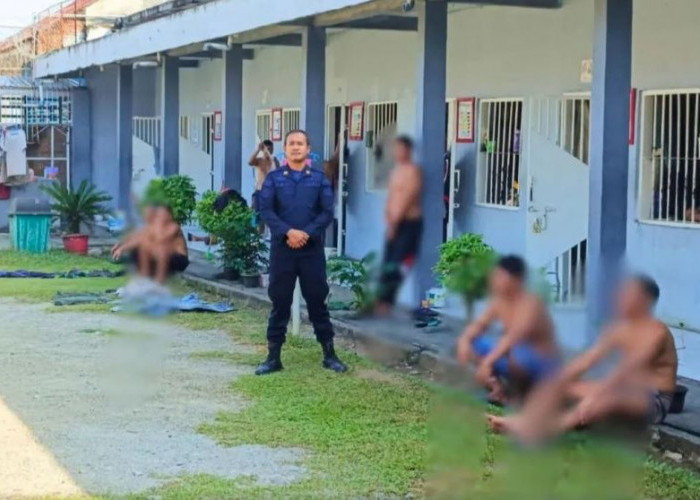 Untuk Keamanan Blok Hunian, Rutan Kelas II B Manna Lakukan Ini
