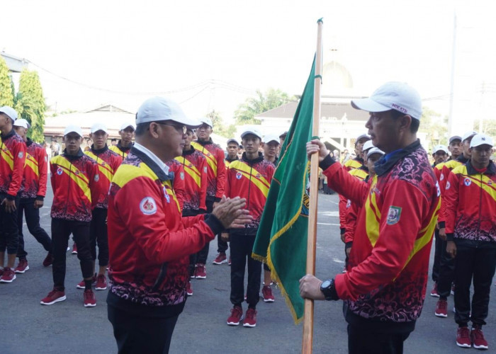  Gubernur Rohidin Lepas Kontingen POPNAS XVI, Selamat Bertanding dan Harumkan  Nama Bengkulu