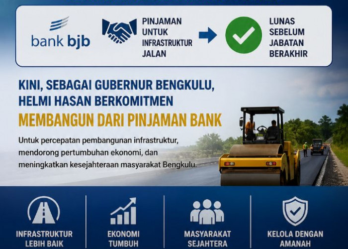 Bangun Infrastruktur dari Skema Pinjaman, Helmi Hasan Andalkan Pengalaman Saat Jadi Wali Kota