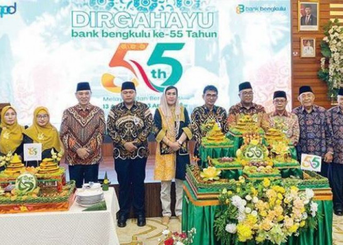Hari Ulang Tahun ke -55 , Bank Bengkulu Tumbuh Positif 