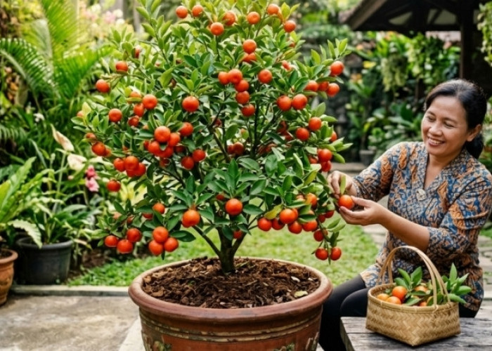 Ini Trik Menanam Buah Jeruk Santang Madu Dalam Pot Agar Cepat Berbuah