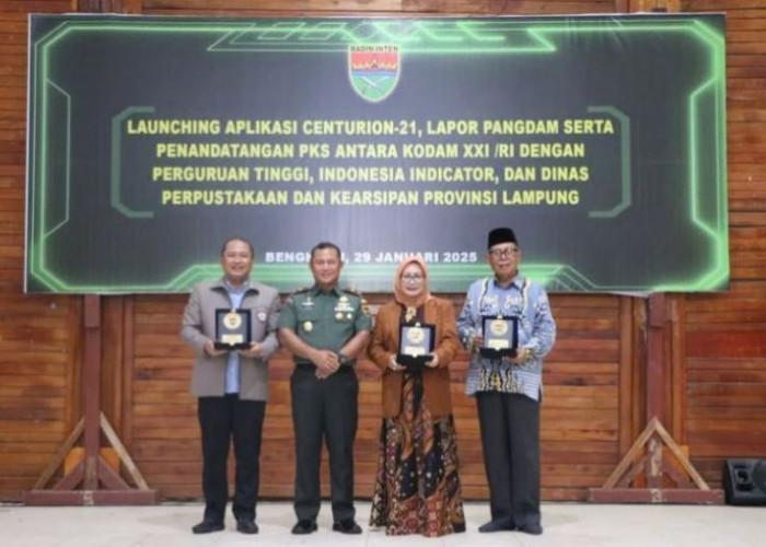 TNI AD Perkuat Ketahanan Bengkulu Lewat Inovasi Digital Centurion-21