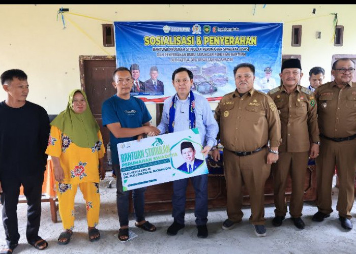 Serahkan Bantuan BSPS di Bengkulu Selatan, Sultan Tegaskan Komitmen Prabowo Wujudkan Hidup Layak