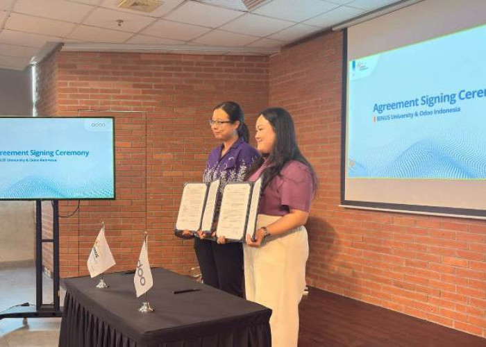  Ini Cara Mudah Lulusan Kampus Masuk Dunia Kerja, BINUS University Teken MoU dengan Odoo Indonesia
