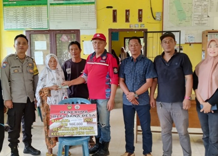 22 Orang Warga Desa Talang Padang Terima  Bantuan Langsung Tunai