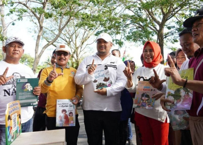 Wakil Walikota Bengkulu Hadiri Gotong-royong Bersama Forum Taman Bacaan Masyarakat