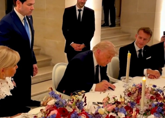 KTT G7,  Trump Tandatangani Perjanjian Damai Amerika - Iran