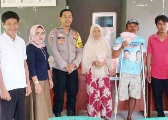  BLT Dana Desa  Mengalir ke Rumah Tujuh Keluarga Penerima Manfaat di Desa Linau