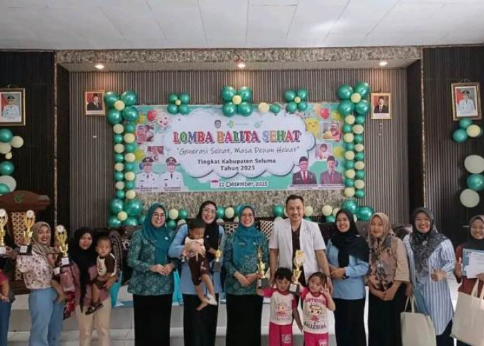 Ini Dia Pemenang Lomba Bayi Sehat Tingkat Kabupaten Seluma