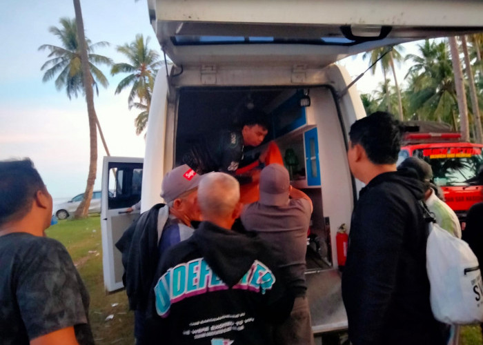 Siswa MTs Tewas Tenggelam di Pantai Air Langkap, Ditemukan Tim SAR Gabungan pada Hari Kedua Pencarian