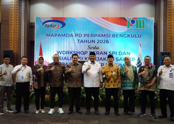 Ini Pesan Wawali Kota Bengkulu Saat Pelantikan Movizar Apriandi Pimpin PD Perpamsi Bengkulu