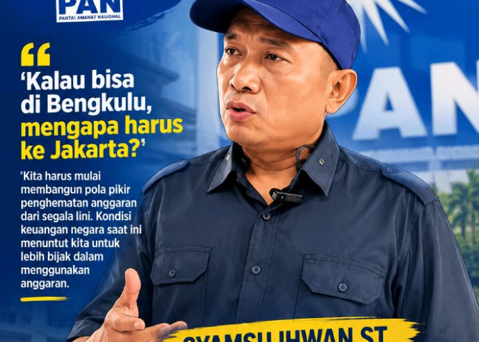 Syamsu Ihwan ST Dorong Bimtek DPRD se-Bengkulu Digelar di Daerah, Bukan Jakarta