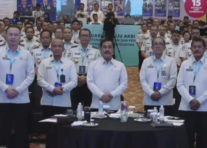 Rutan Kelas II B Manna Ikuti Rakor dan Peluncuran Aplikasi STAR Pro 