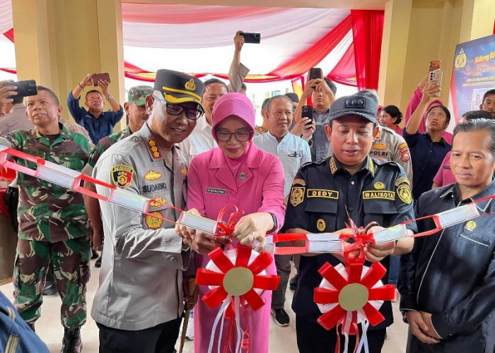 Walikota dan Kapolresta Resmikan Gedung Sidang Etik dan Polsek Ratu Agung
