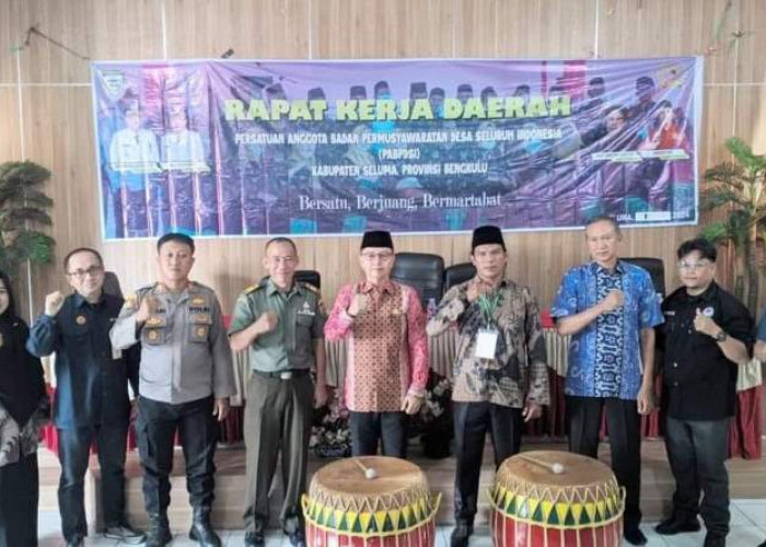 Persatuan Anggota Badan Permusyawaratan Desa Seluruh Indonesia Kabupaten Seluma Gelar Rapat Kerja Daerah