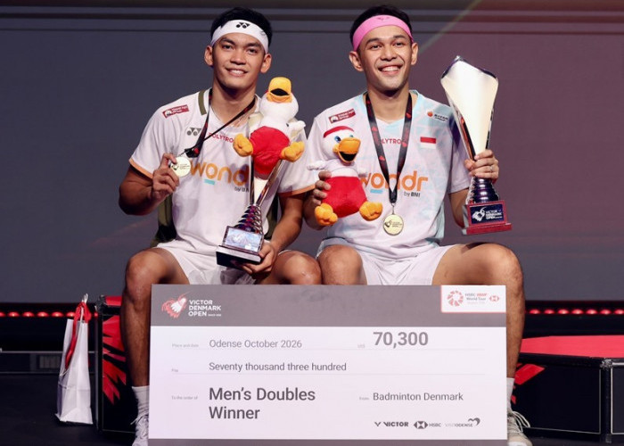 Tebus Kekalahan, Fajar/Fikri Juara Denmark Open 2026 