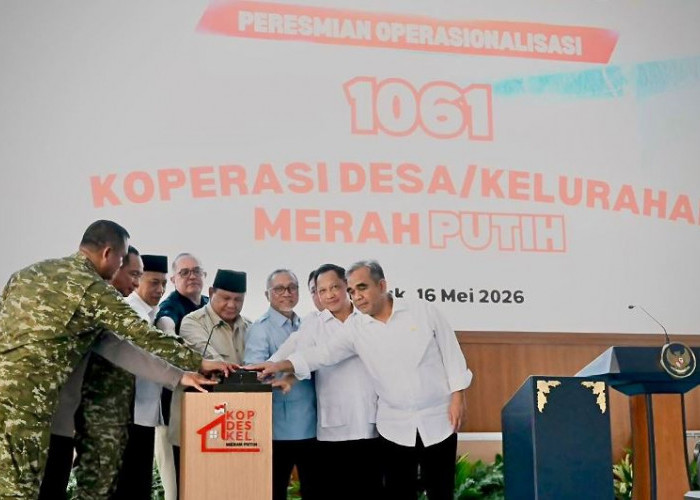 Presiden Prabowo Resmikan 1.061 Koperasi Desa/Kelurahan Merah Putih