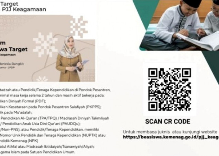 Kementerian Agama Buka Pendaftaran Beasiswa PJJ Bagi Pendidik Pesantren 