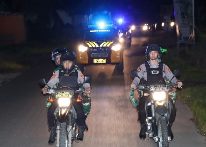 Demi Keamanan Bersama, Polres Bengkulu Utara Laksanakan   Patroli Sinergitas Blue Sky Patrol